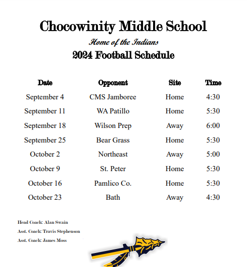 dates for football